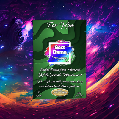 Male Sexual Enhancement Gummies - Best Damn Gummy's - Retail