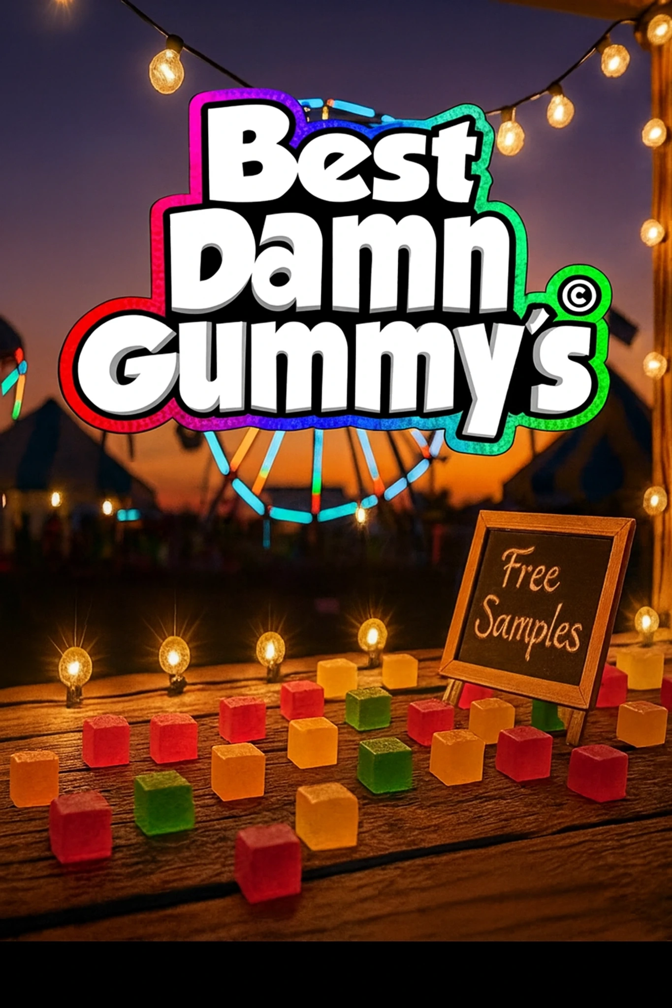 Best Damn Gummys: Allegan County Fair Promo 2025: Glow Up, Snack Up, Show Up!