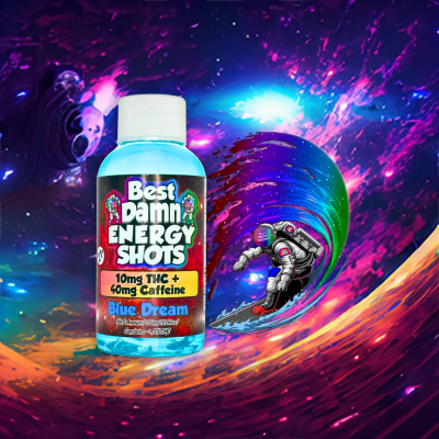 ENERGIZE - The Best THC+Caffeine Energy Shot - Best Damn Gummy's - Retail