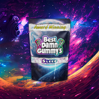The Best CBN + Delta 8 THC Sleep Gummies - Best Damn Gummy's - Retail