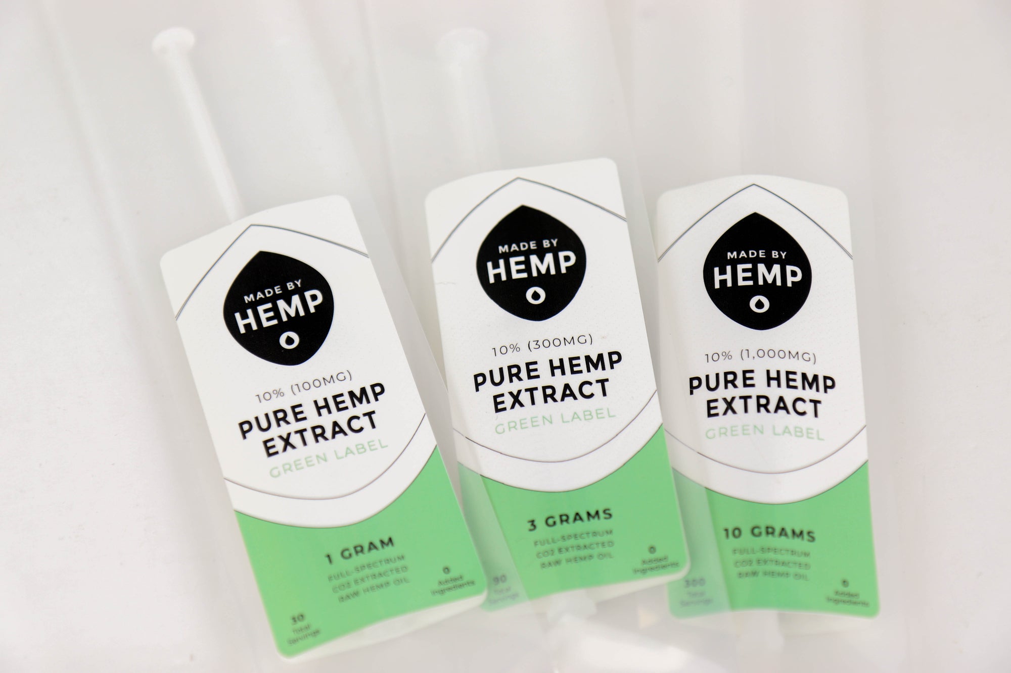 Made By Hemp - Raw Hemp Extract | Green Label - Best Damn Gummy's - Retail
